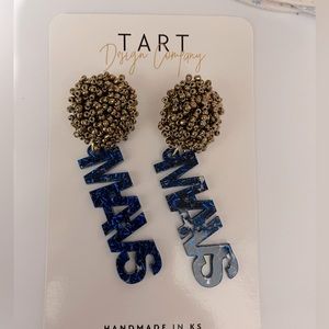 Mavs Earrings-  Dallas Mavericks